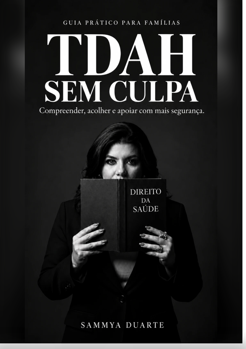 Capa original do livro TDAH Sem Culpa, de Sammya Duarte